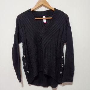 Black Knitted Sweater